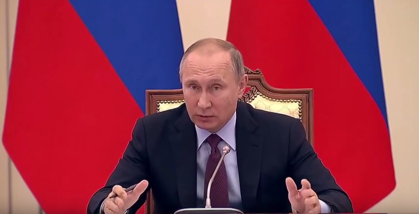 Владимир Путин отвечает на предложения Александра Сокурова. Источник: http://kremlin.ru/